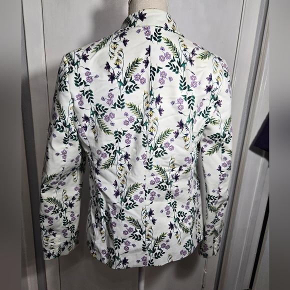 Liz Claiborne Career Floral Jacket  Sz M - Picture 3 of 10